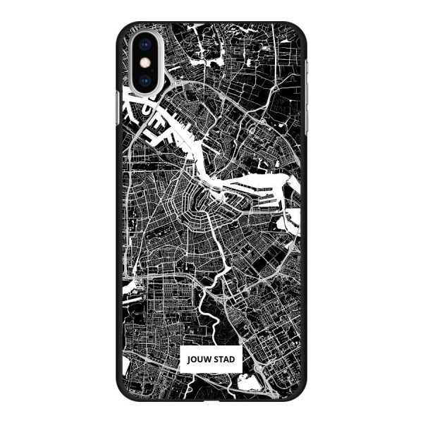 Apple iPhone Xs Max Hard case (back printed, black)