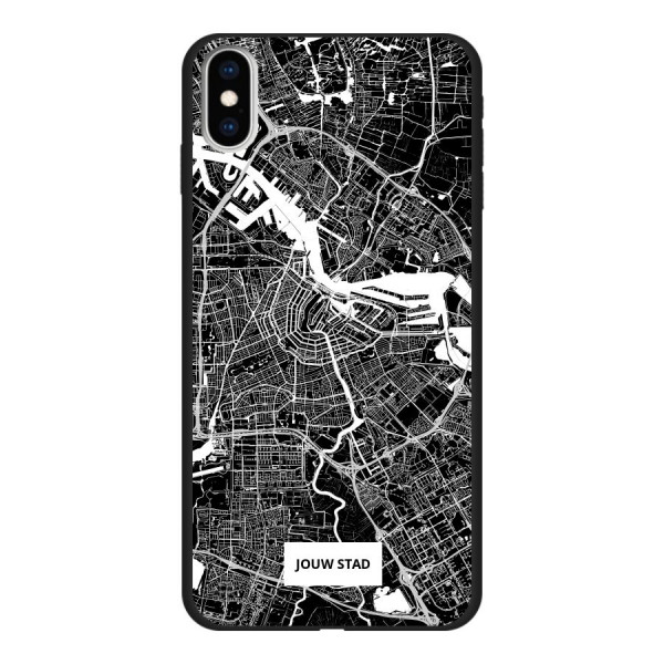 Apple iPhone Xs Max Soft case (back printed, black)