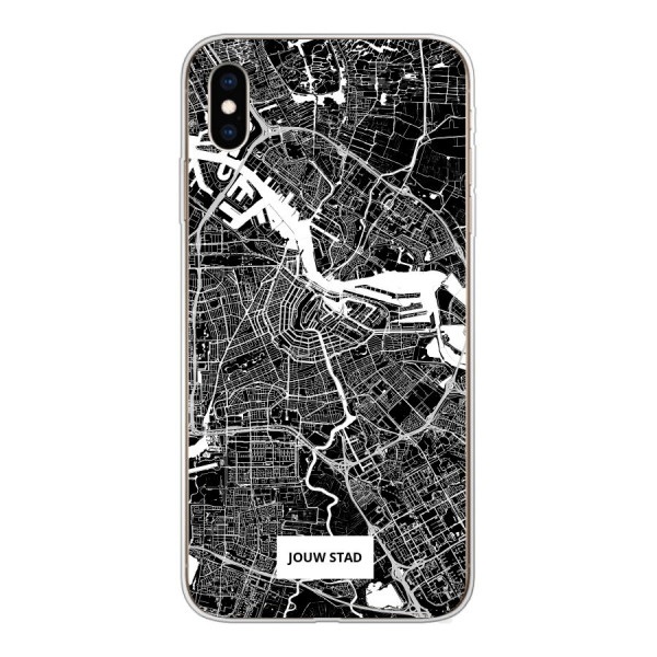 Apple iPhone Xs Max Soft case (back printed, transparent)