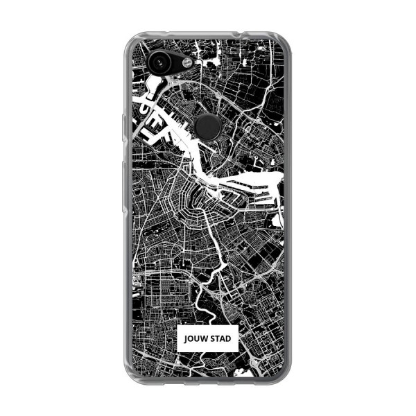 Google Pixel 3a Soft case (back printed, transparent)