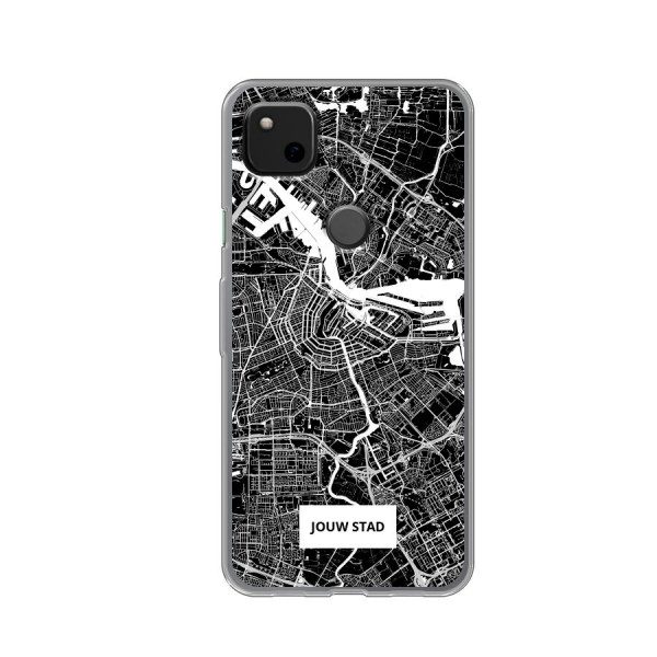 Google Pixel 4a Soft case (back printed, transparent)
