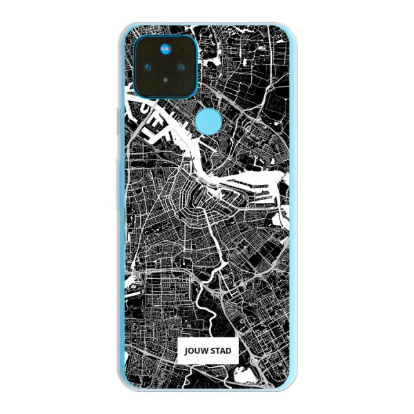 Google Pixel 5a 5G Soft case (back printed, transparent)