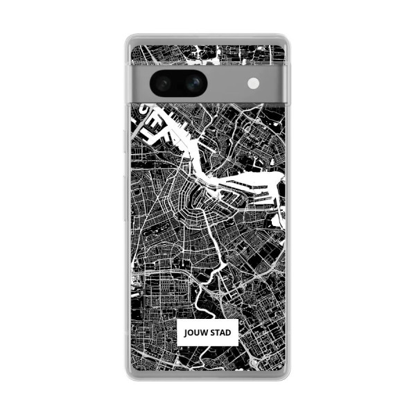 Google Pixel 7a Soft case (back printed, transparent)