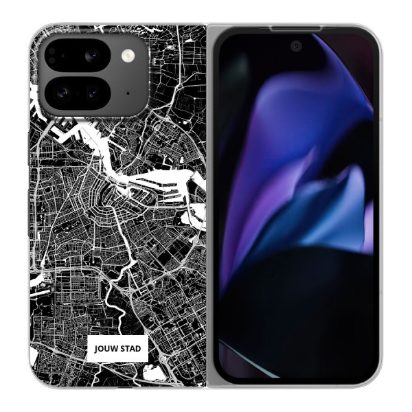 Google Pixel 9 Pro Fold Hard case (back printed, transparent)