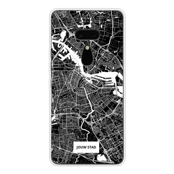 HTC U12+ Soft case (back printed, transparent)
