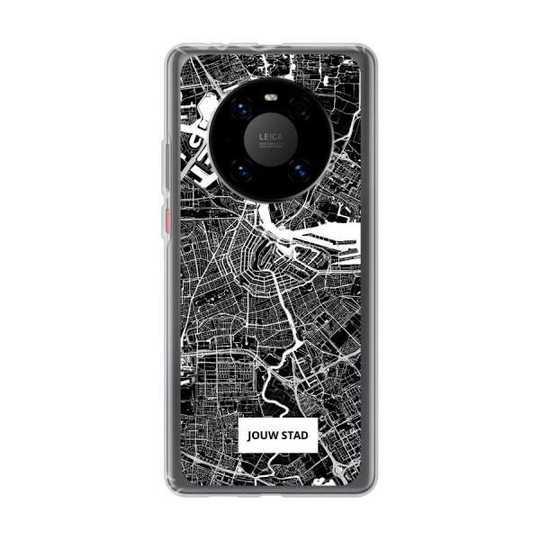Huawei Mate 40 Pro Soft case (back printed, transparent)