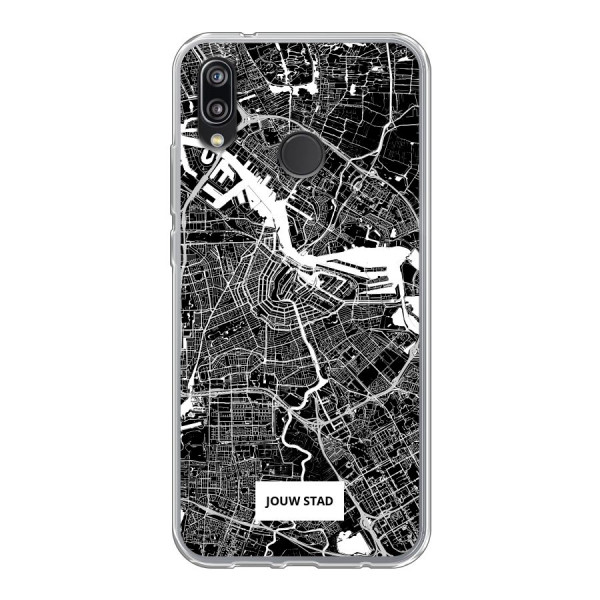Huawei P20 Lite Soft case (back printed, transparent)