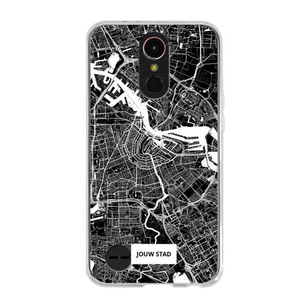 LG K10 (2017) Soft case (back printed, transparent)