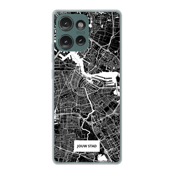 Motorola Edge 50 Soft case (back printed, transparent)