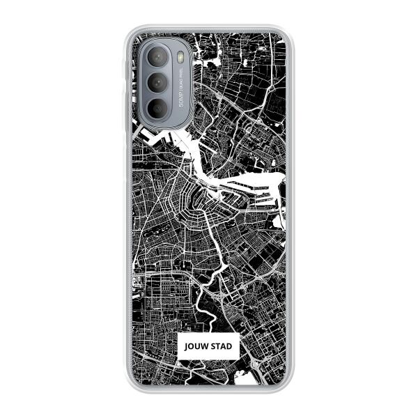 Motorola Moto G31 Soft case (back printed, transparent)