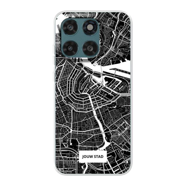 Motorola Moto G67 / Moto G77 Soft case (back printed, transparent)