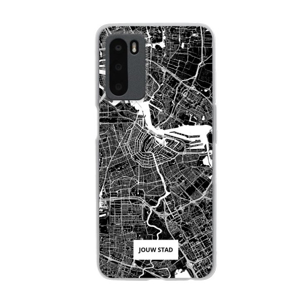 Oppo A54s Soft case (back printed, transparent)