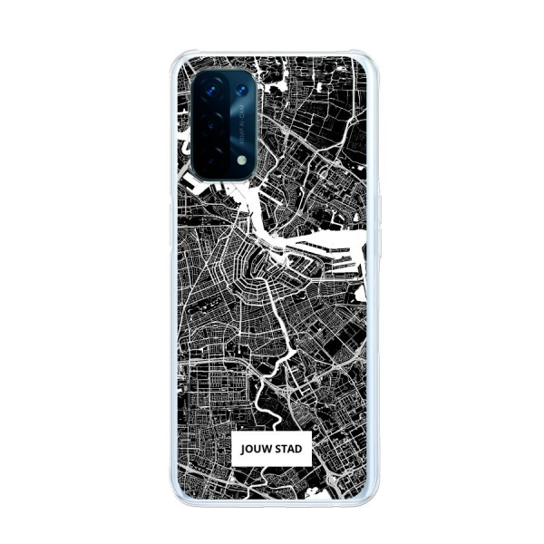 Oppo A74 5G / A93 5G Soft case (back printed, transparent)