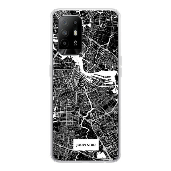 Oppo A94 5G / A95 5G Soft case (back printed, transparent)