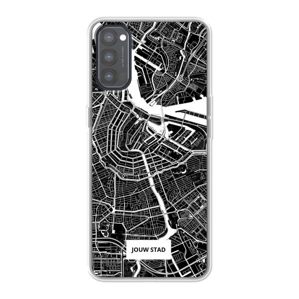 Oppo Reno4 Soft case (back printed, transparent)