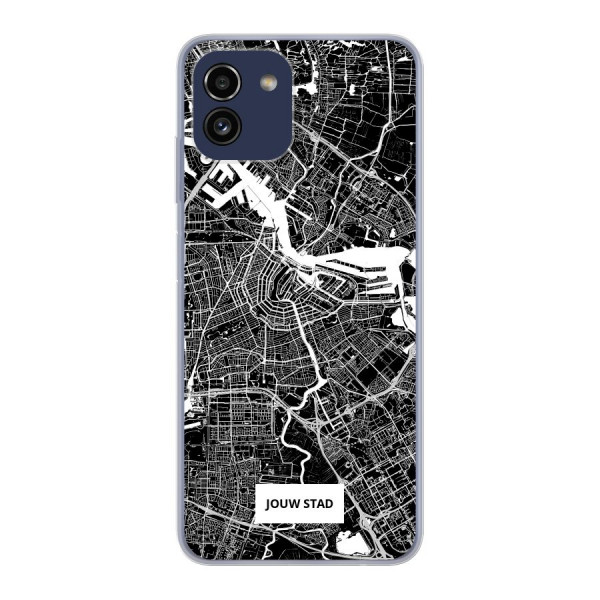 Samsung Galaxy A03 Soft case (back printed, transparent)