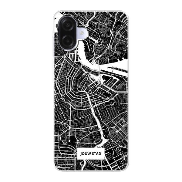 Samsung Galaxy A08 Soft case (back printed, transparent) 