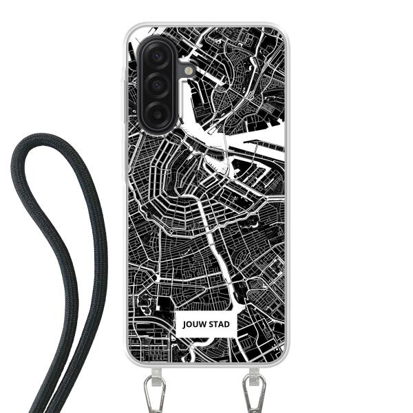 Samsung Galaxy A18 Crossbody case (back printed, transparent) 