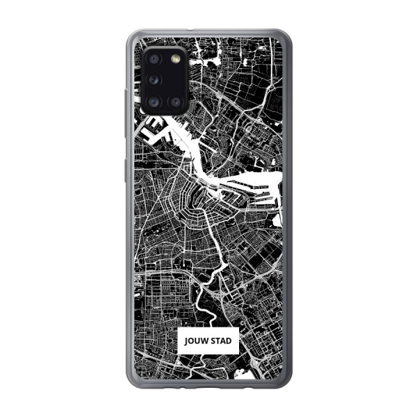 Samsung Galaxy A31 Soft case (back printed, transparent)