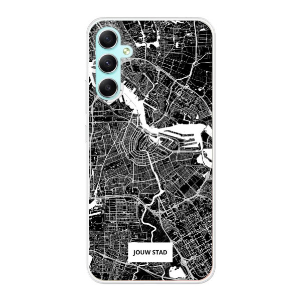 Samsung Galaxy A34 Soft case (back printed, transparent)