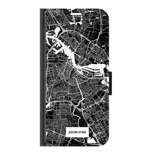 Samsung Galaxy A36 Wallet case (front printed, black)