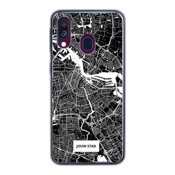Samsung Galaxy A40 Soft Case (back printed, transparent)