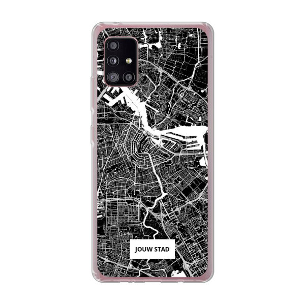 Samsung Galaxy A51 5G Soft case (back printed, transparent)