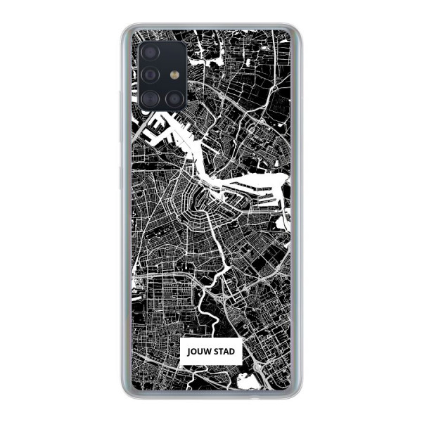Samsung Galaxy A51 Soft case (back printed, transparent)