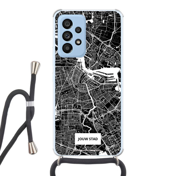 Samsung Galaxy A53 5G Crossbody case (back printed, transparent)
