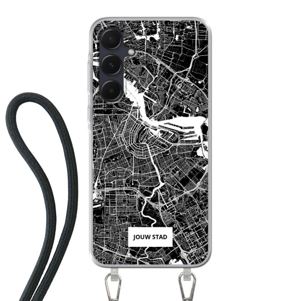 Samsung Galaxy A55 Crossbody case (back printed, transparent)