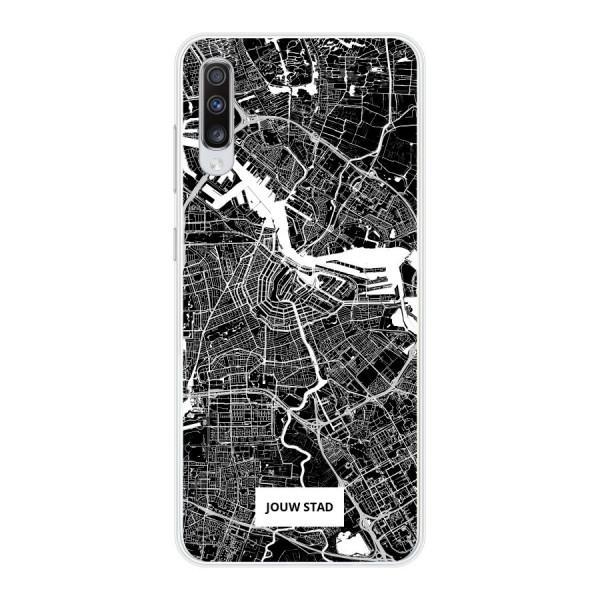 Samsung Galaxy A70 Soft case (back printed, transparent)