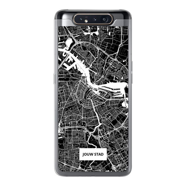 Samsung Galaxy A80 Soft case (back printed, transparent)