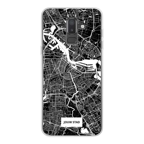 Samsung Galaxy J8 (2018) Soft case (back printed, transparent)