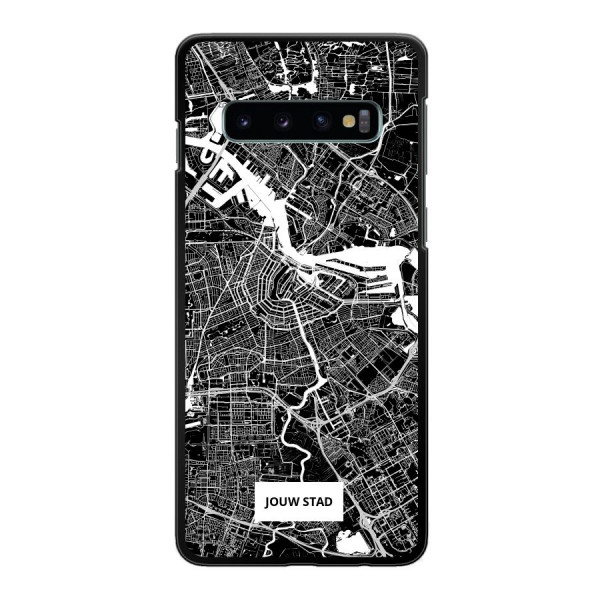 Samsung Galaxy S10 Hard case (back printed, black)
