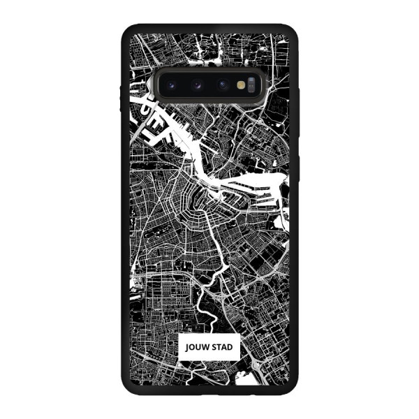 Samsung Galaxy S10 Plus Hard case (back printed, black)