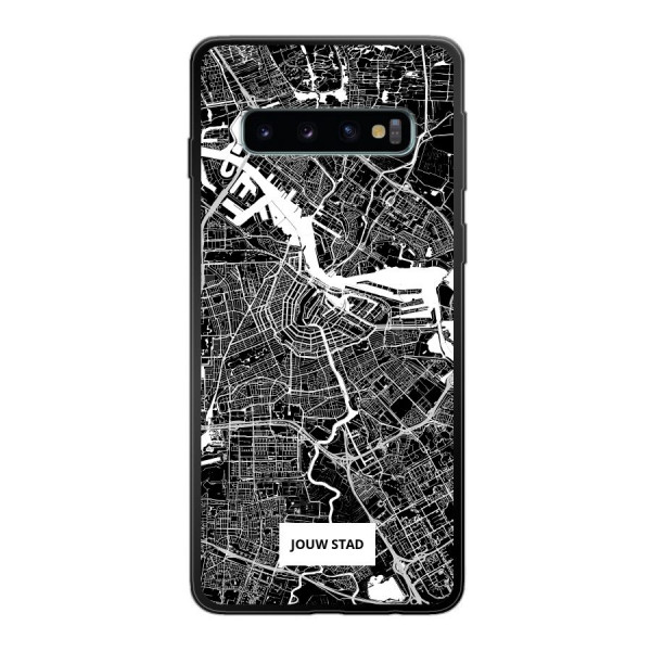 Samsung Galaxy S10 Soft case (back printed, black)