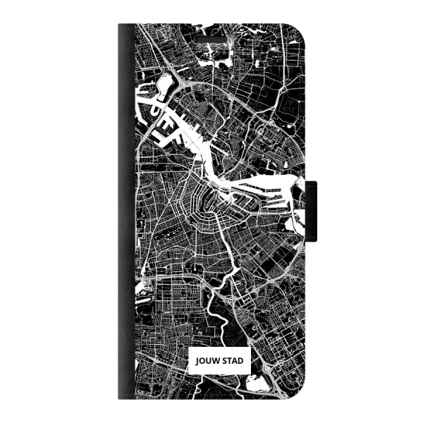 Samsung Galaxy S10 Wallet case (front printed, black)