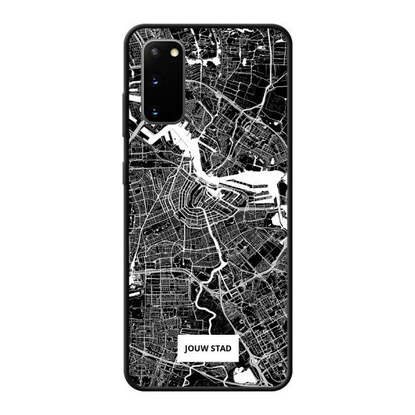 Samsung Galaxy S20 / Galaxy S20 5G Soft case (back printed, black)
