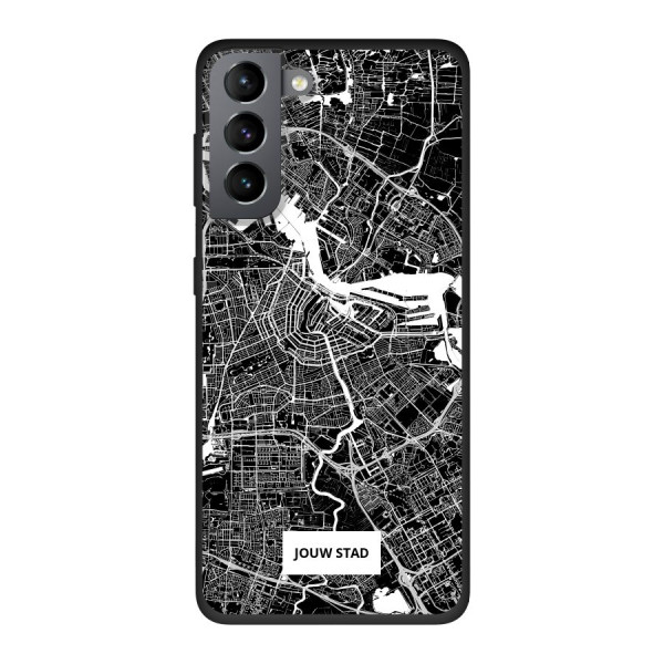 Samsung Galaxy S21 5G Biodegradable case (back printed, black)