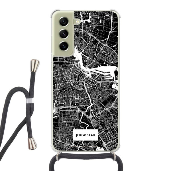 Samsung Galaxy S21 FE Crossbody case (back printed, transparent)
