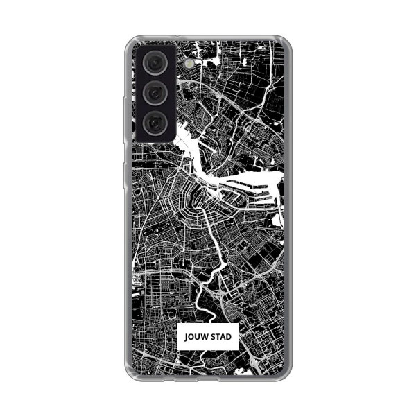 Samsung Galaxy S21 FE Soft case (back printed, transparent)