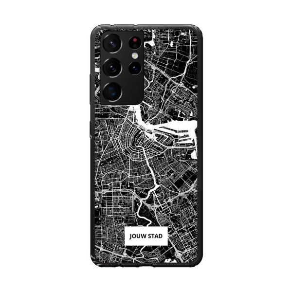 Samsung Galaxy S21 Ultra 5G Soft case (back printed, black)