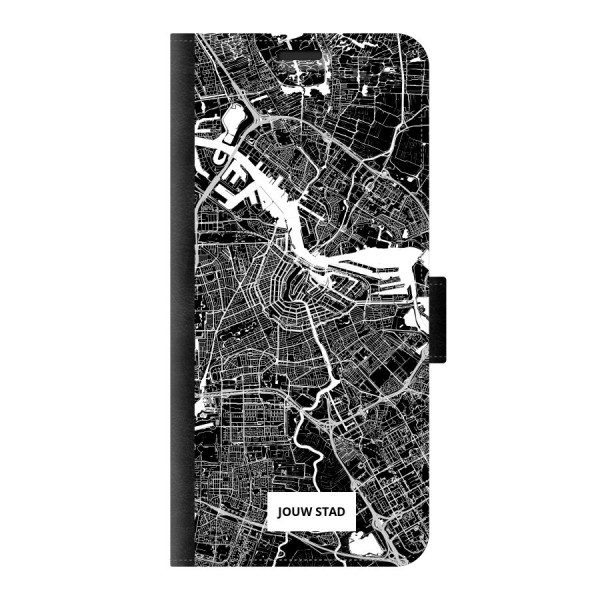 Samsung Galaxy S21 Ultra 5G Wallet case (front printed, black)