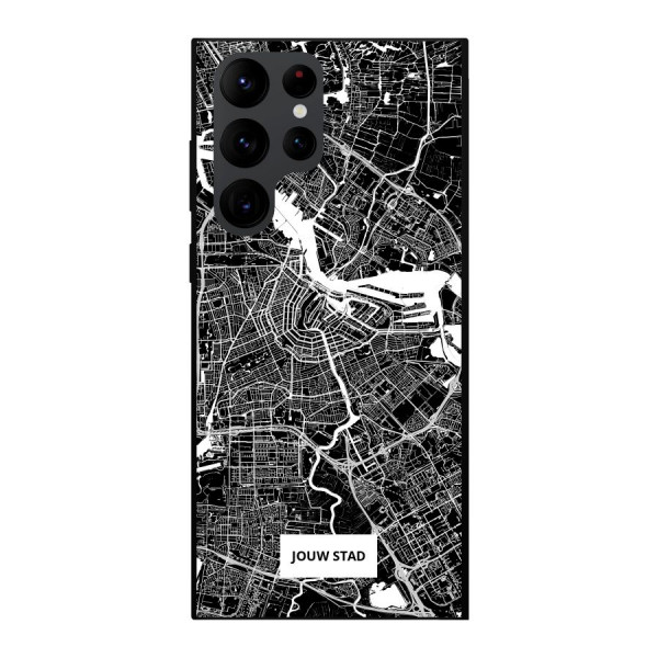 Samsung Galaxy S22 Ultra Soft case (back printed, black)