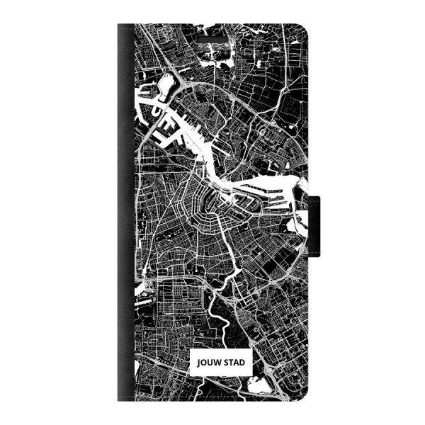 Samsung Galaxy S22 Ultra Wallet case (front printed, black)