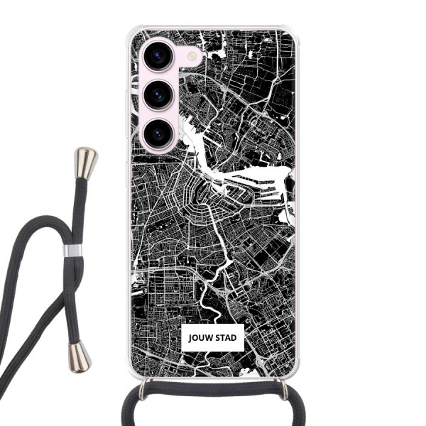 Samsung Galaxy S23 Crossbody case (back printed, transparent)