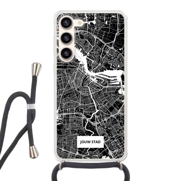 Samsung Galaxy S23 Plus Crossbody case (back printed, transparent)