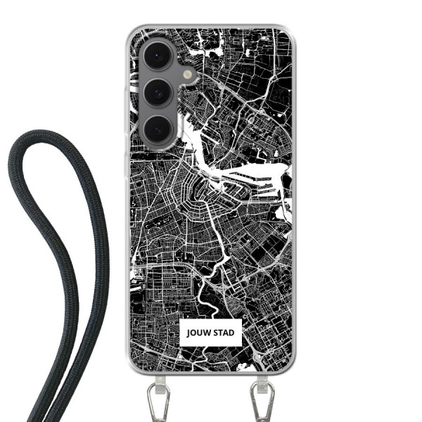 Samsung Galaxy S24 FE Crossbody case (back printed, transparent)