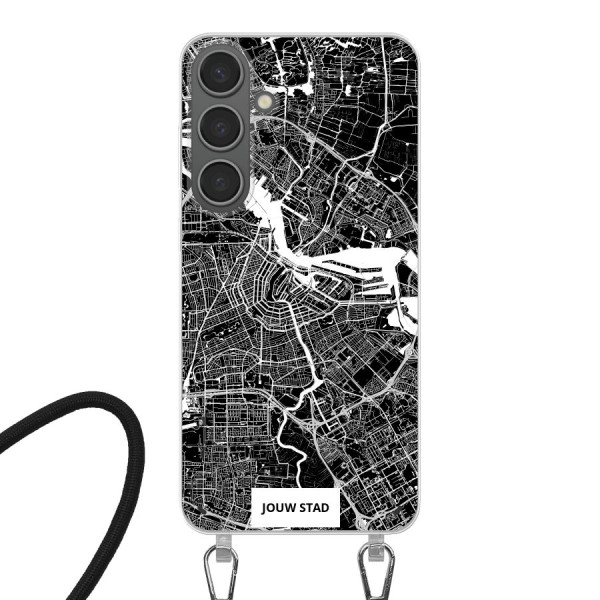 Samsung Galaxy S24 Plus Crossbody case (back printed, transparent)