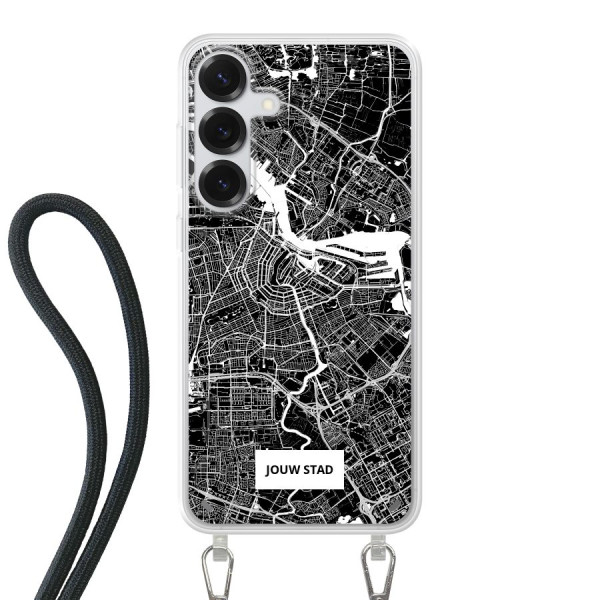 Samsung Galaxy S25 Plus Crossbody case (back printed, transparent)